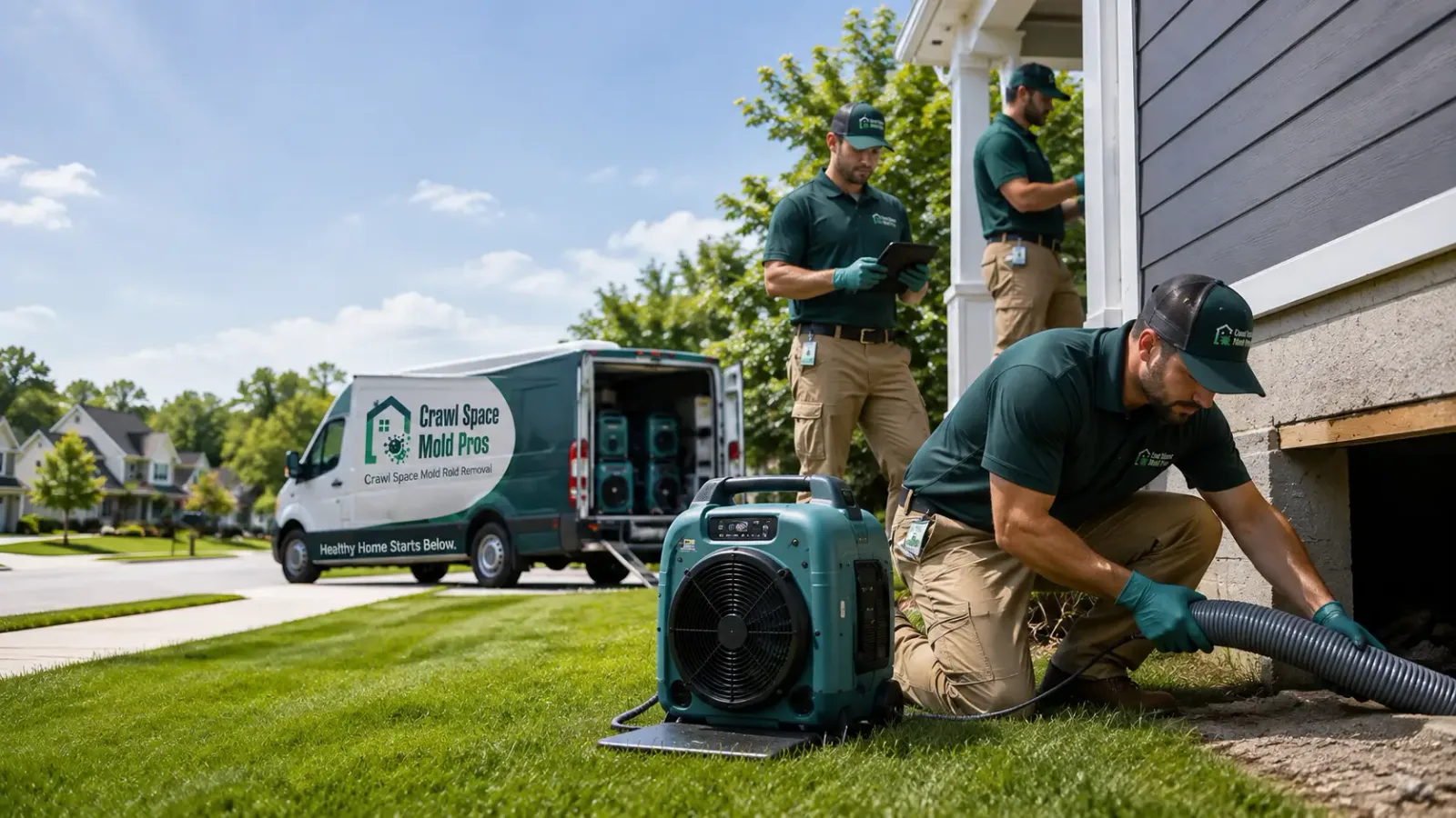Crawl Space Mold Removal in Bennington, NE